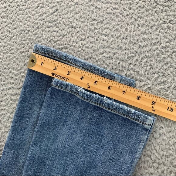 Silver Jeans AIKO Mid Rise Slim Boot Distressed Women's Jeans  -  Size:  26 - Picture 12 of 15